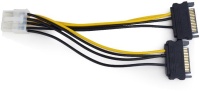 Cablexpert Разветвитель питания 2xSATA->PCI-Express 8pin, для подключения в/к PCI-Е (8pin) к б/п ATX (CC-PSU-83)