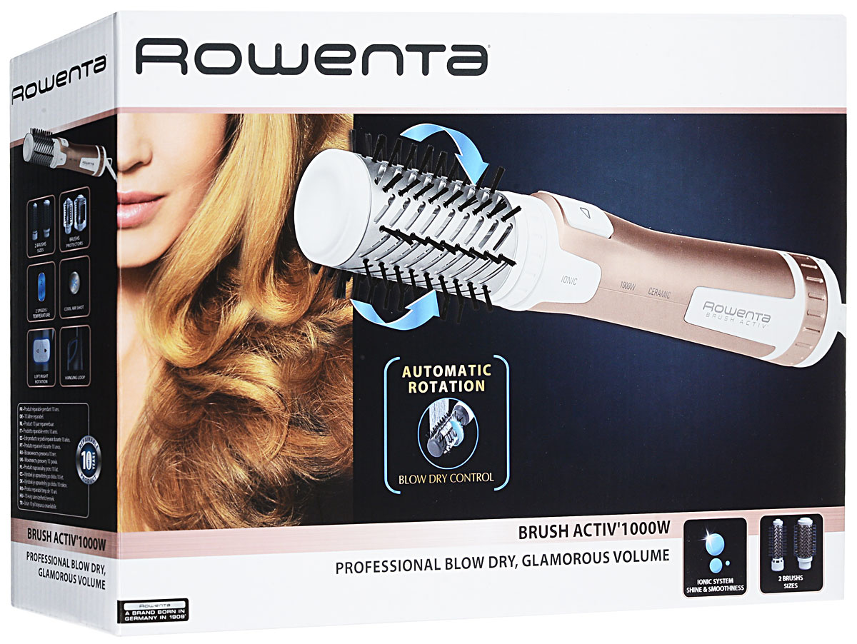 Rowenta brush activ compact cf9520f0. Фен-щетка Rowenta cf9520f0. Фен-щетка Rowenta CF 9520. Стайлер Rowenta CF 9520. Rowenta фен-щетка с вращающейся насадкой cf9720f0.