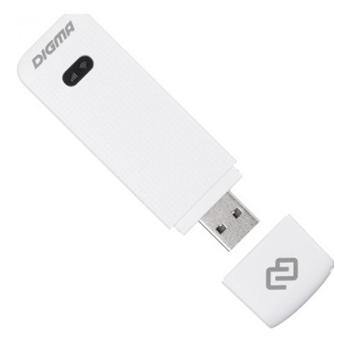 Модем 3G/4G Dongle WiFi DW1960 USB Wi-Fi Firewall +Router внешний белый