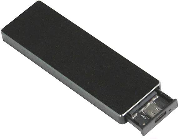 Внешний корпус SSD 31UBVS6C NVMe/SATA USB 3.2 алюминий черный M2 2280 м