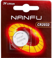 Батарейка Nanfu (CR2032, 1 шт.) CR2032, 1 шт., тип литиевая, напряжение: 3 В