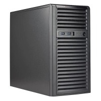 SYS-530T-I Workstation SYS-530T-I, Supports Intel® Xeon® E-2300 Series Processors, PCI-E 4.0 Support, Dual LAN ports, GbE and dedicated IPMI LAN port, 9cm PWM quiet exhaust fan and optioal front intake fan, 400W 80PLUS Gold Power Supply