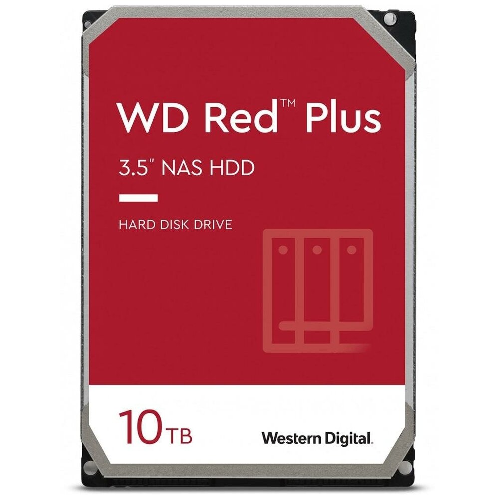 Жесткий диск Original SATA-III 10Tb WD101EFBX NAS Red Plus (7200rpm) 256Mb  купить в Липецке - Регард