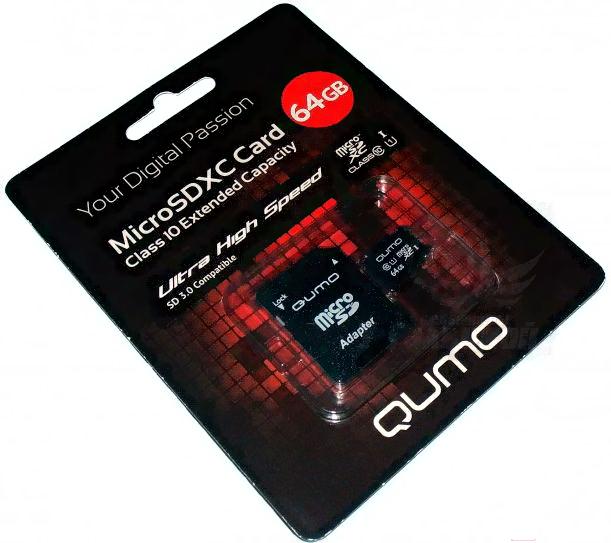 Карта памяти qumo microsdxc 128 гб