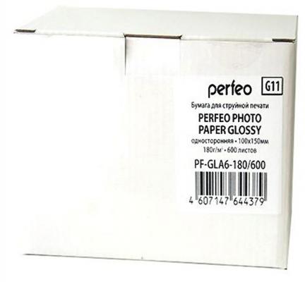 Фотобумага Perfeo PF-GLA6-180/600 глянцевая 600л, 10х15 180 г/м2 (G11)