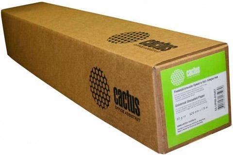 Бумага Cactus CS-LFP80-914457 36"(A0) 914мм-45.7м/80г/м2/белый CIE171% для струйной печати втулка:50.8мм (2") (упак.:1рул)