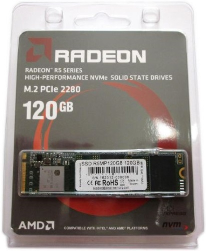 Накопитель PCI-E x4 120Gb R5MP120G8 Radeon M.2 2280