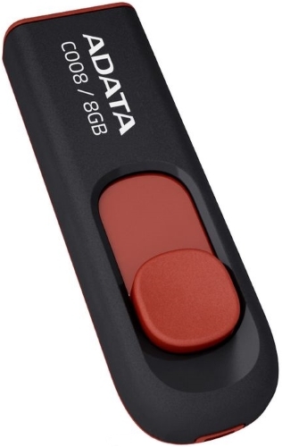 Флеш Диск 8Gb Classic C008 AC008-8G-RKD USB2.0 красный/черный