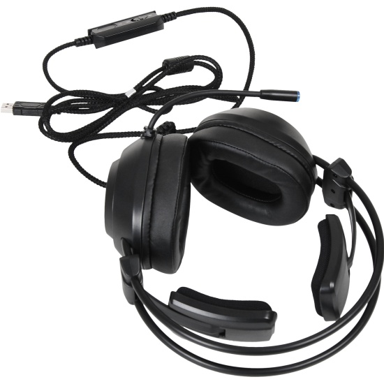 Наушники с микрофоном Оклик HS-L830G ASYLUM черный 2.1м мониторные оголовье (1460163)