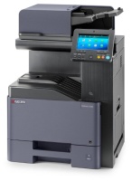 МФУ Kyocera TASKalfa 358ci (без крышки, без тонера) (принтер/сканер/копир), факс, лазерная цветная печать, A4, двусторонняя печать, кардридер, планшетный/протяжный сканер, ЖК панель, сетевой (Ethernet), AirPrint