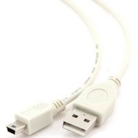 интерфейсный USB 2.0 AM/miniBM, 1.8м, белый [BXP-CC-USB2-AM5P-018]