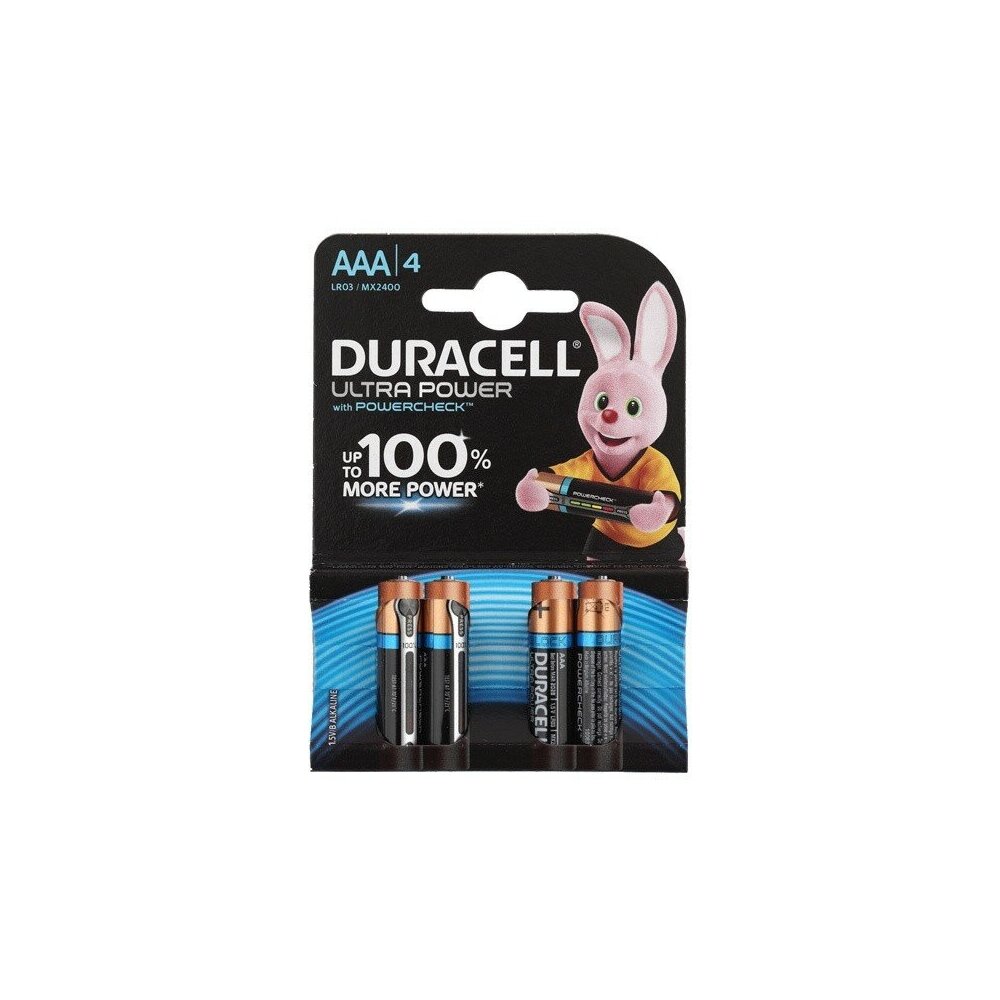 Батарея Duracell Ultra Power LR03-4BL MX2400 AAA (4шт) купить в Липецке -  Регард