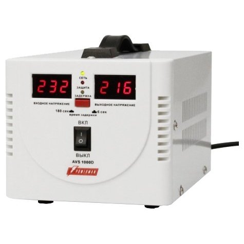 Стабилизатор напряжения Powerman AVS 1000D White