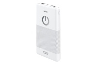 Powerbank 10000 mah + Micro usb /In Micro usb /Out USB 1 А, 2.1A/ White (PF_B4297)