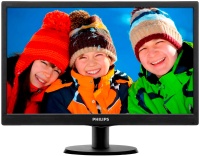 Монитор Philips 21.5" 223V5LSB (00/01) черный TN+film LED 16:9 DVI матовая 250cd 1920x1080 D-Sub FHD 2.61кг