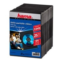 Коробка Hama на 1CD/DVD H-51182 Jewel Case черный (упак.:25шт)