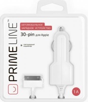 Автомобильное 30-pin для Apple, 2.1A, белый,