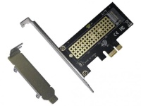 Переходник C302E,  PCI-Ex1->M.2 M-key NVMe SSD, тип 2230/2242/2260/2280, 2 планки крепления в комплекте (31152)