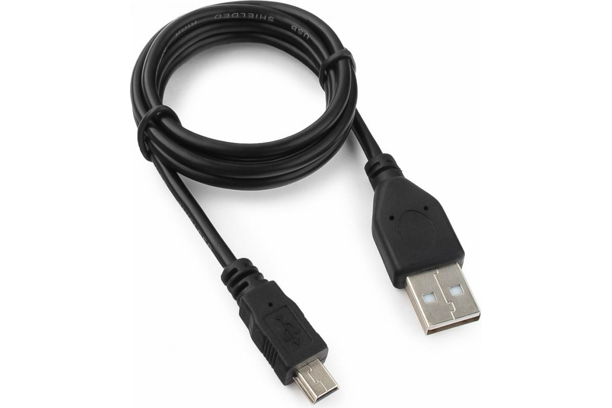 GCC-usb2-am5p-1m. Кабель Гарнизон USB - MINIUSB (GCC-usb2-am5p), черный. Удлинитель Mini-USB 5p(m)-5p(f). Кабель Kreolz cuu-30.