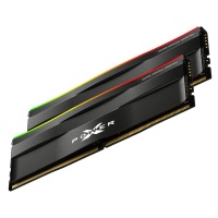 Оперативная память Silicon Power 64Gb DDR5 5600MHz XPower Zenith RGB (SP064GXLWU560FDF) (2x32Gb KIT) 64 Гб, 2 модуля DDR5, 44800 Мб/с, CL40-40-40-76, 1.25 В, XMP профиль, радиатор, подсветка купить в Липецке - Регард