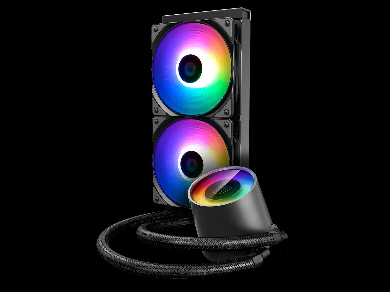 Castle rgb. Deepcool Castle 240 RGB v2. Deepcool Castle 240rgb v2 (dp-GS-h12ar-csl240v2). Охлаждение Castle 240 RGB v2. Gamer Storm Castle 240 RGB v2.