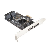 SATA контроллер Exegate EX283711RUS EXE-504 PCI-E 2.0, SATA3 RAID, 4 int+2 ext (OEM)