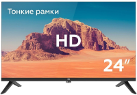 Телевизор BQ 24" 24F32B диагональ 24", разрешение HD (1366x768), поддержка DVB-T2, 2xHDMI, 2xUSB