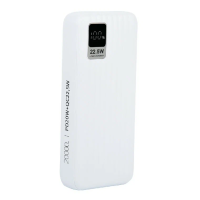 Внешний аккумулятор Perfeo Powerbank Waterfall 20000mAh White ёмкостью 20000 мАч, выход: 2xUSB, USB Type-C, вход: USB Type-C, USB, быстрая зарядка