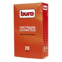 Набор сухих салфеток Buro BU-UDRY, 20шт , количество салфеток: 20 шт, назначение: оптика, компьютеры, ноутбуки, принтеры, МФУ, универсальное, пластик