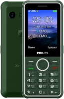 E2301 Xenium зеленый моноблок 2Sim 2.8" 240x320 0.3Mpix GSM900/1800 FM microSD