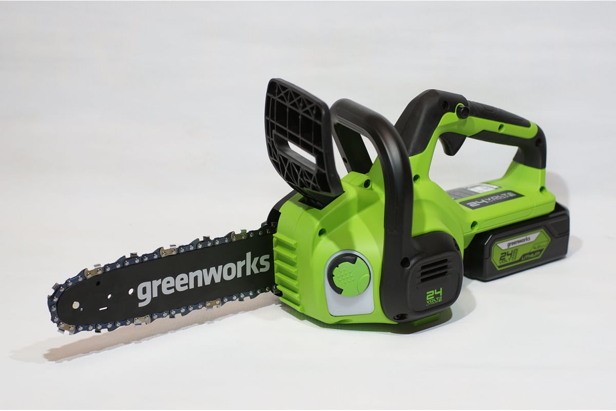 Гринворкс 24v. GREENWORKS g24cs25. Гринворкс пила аккумуляторная. Пила Гринворкс аккумуляторная 24. Цепная пила аккумуляторная GREENWORKS.