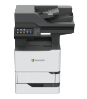 МФУ Lexmark MX722adhe (принтер/сканер/копир), факс, лазерная чёрно-белая печать, A4, двусторонняя печать, планшетный сканер, ЖК панель, сетевой (Ethernet)