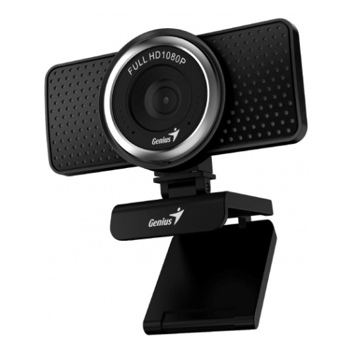 Веб-камера ECam 8000 Black New [32200001406] черная, 2Mp, FHD 1080p@30fps, угол обзора 90°, поворотная на 360°, универсальный держатель, USB2.0, кабель 1.5м