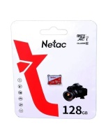 128Gb MicroSD Netac P500 ECO (NT02P500ECO-128G-S) SDXC, 128 Гб, чтение: 80 Мб/с, запись: 2.5 <noindex>Мб/с</noindex>