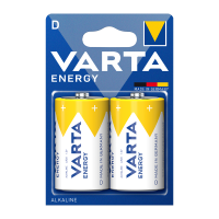 Батарейка Varta ENERGY LR20 D BL2 Alkaline 1.5V (4120) (2/20/100) (2 шт.)