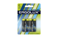 Батарейка Ergolux Alkaline LR14 BL-2 C 8450mAh (2шт) блистер
