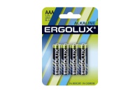 Батарея Ergolux Alkaline LR03-BL4 AAA 1250mAh (4шт) блистер