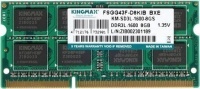 Оперативная память Kingmax 8Gb DDR-III 1600MHz  SO-DIMM (KM-SD3L-1600-8GS) 8 Гб, DDR3, 12800 Мб/с, CL11-11-11-28, 1.35 В