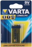 Батарейка Varta Longlife (6LF22,6LR61) (крона) (1шт) 9В (04122101411)