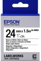 Термотрансферная C53S656003 Tape LK6WB2 Magnetic Blk/Wht 24/1.5