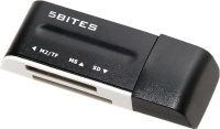 Кардридер 5bites RE2-102BK USB2.0 / ALL-IN-ONE / USB PLUG / BLACK