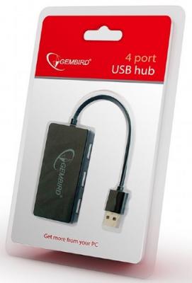Концентратор USB 2.0 UHB-U2P4-03 4 порта, блистер (090261)