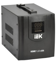 Стабилизатор напряжения IEK Home 1.5кВА однофазный черный (IVS20-1-01500)