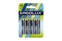 Батарейка Ergolux Alkaline LR6-BL4 AA 2800mAh (4шт) блистер