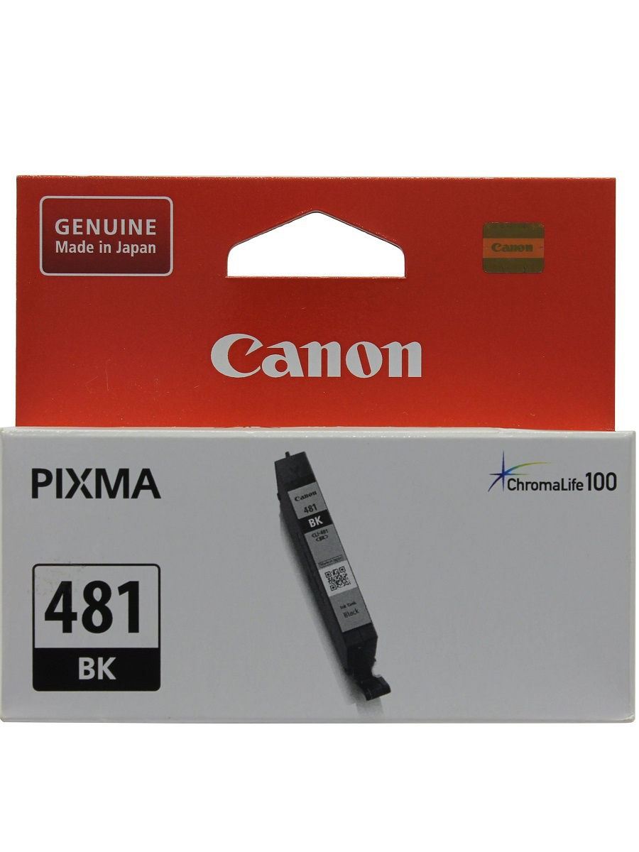 Картридж струйный Canon CLI-481 BK 2101C001 черный (5.6мл) для Canon Pixma  TS6140/TS8140TS/TS9140/TR7540/TR8540 купить в Липецке - Регард