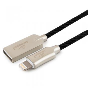 Cablexpert для Apple CC-P-APUSB02Bk-1M MFI, AM/Lightning, серия Platinum, длина 1м, черный, блистер
