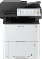 МФУ Kyocera Ecosys MA4000cix (принтер/сканер/копир), лазерная цветная печать, A4, двусторонняя печать, планшетный сканер, ЖК панель, сетевой (Ethernet), AirPrint