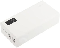 Powerbank MOUNTAINS 40000 mAh/LED дисплей/PD + QC 3.0/Type-C/4 USB/Выход: 3A, max 22.5W/White (PF_D0160)