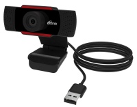 Ritmix RVC-120 с матрицей 2 млн пикс., разрешение видео 1920x1080, 30 Гц, подключение через USB 2.0, микрофон, ручная фокусировка, крепление на мониторе