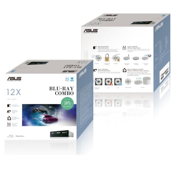 Привод Blu-Ray Asus BC-12D2HT черный SATA внутренний oem